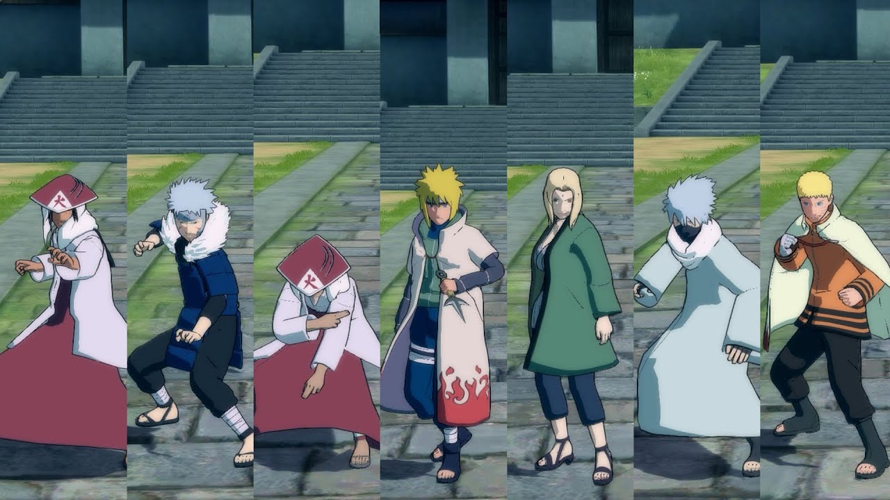 Naruto Storm Connections - All Hokage Complete Moveset
