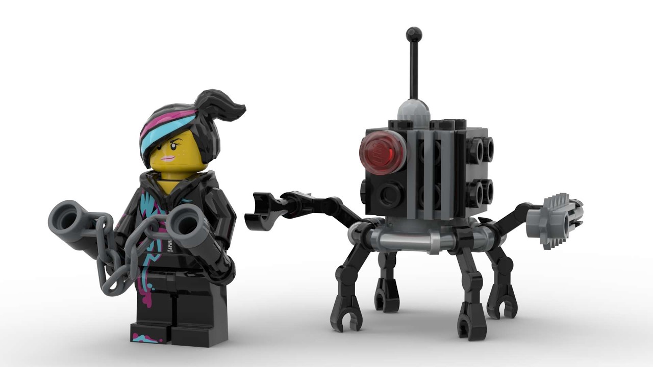 Lego 30281 Micro Manager Battle Speed ​​Build Studio Bricklink LDD от PLegoBB