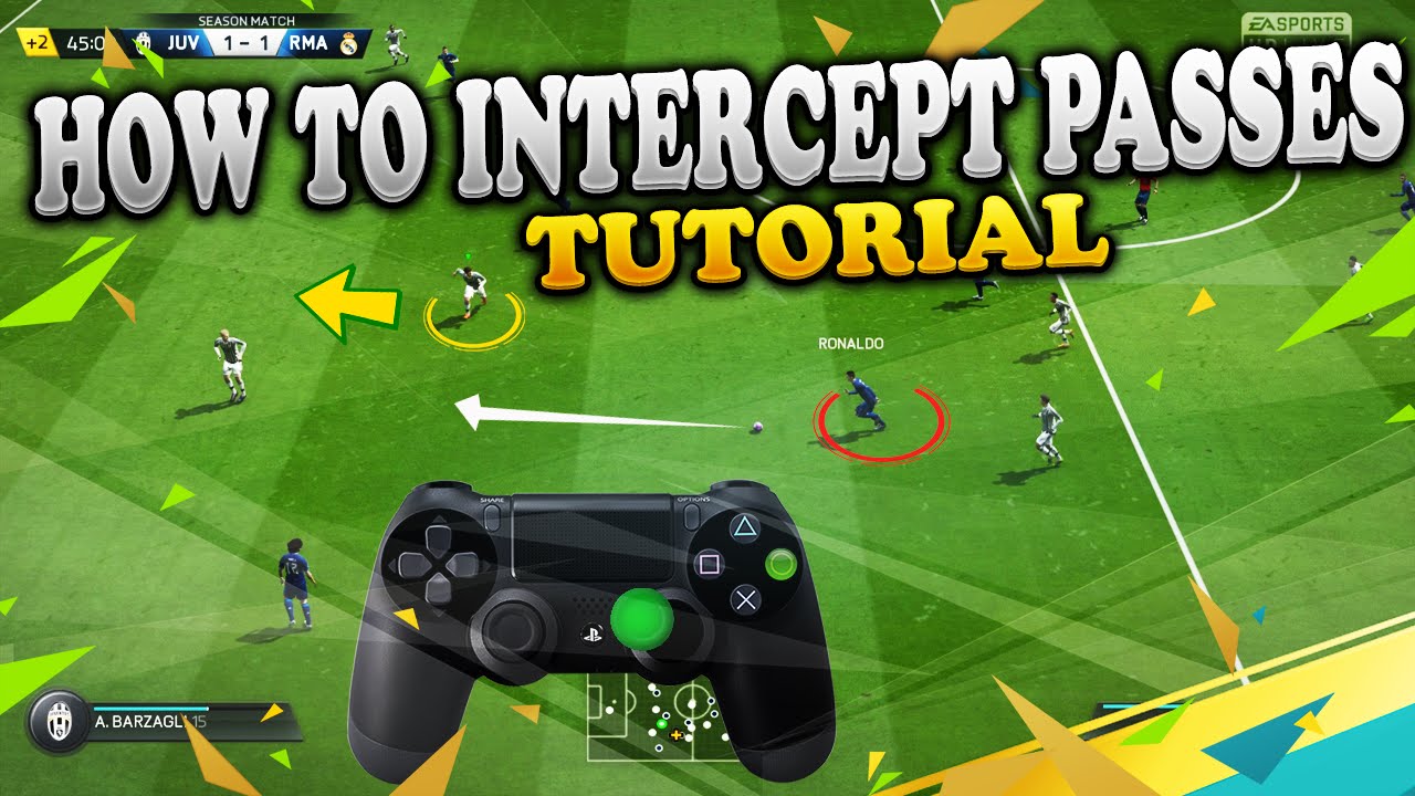 HOW TO INTERCEPT PASSES ON FIFA 16 - HOW TO STOP THROUGH BALLS - SWITCHING TIPS & TRICKS