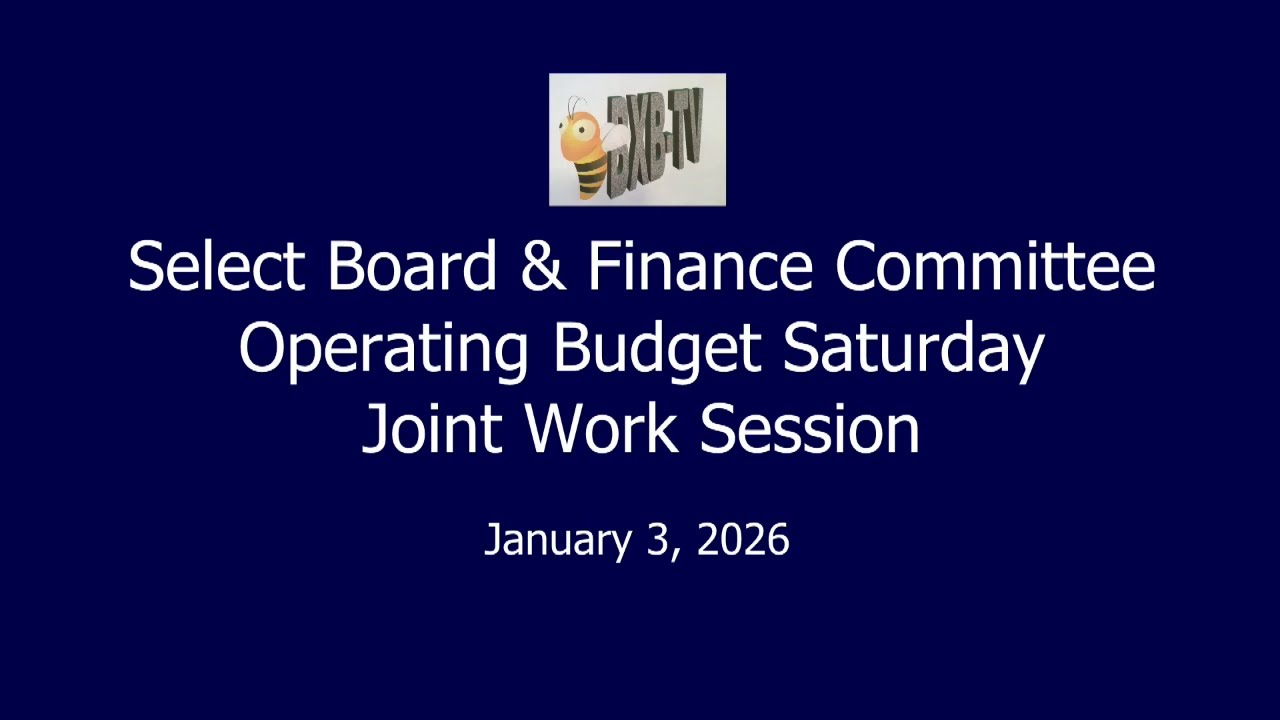 Operating Budget Saturday   January 3, 2026