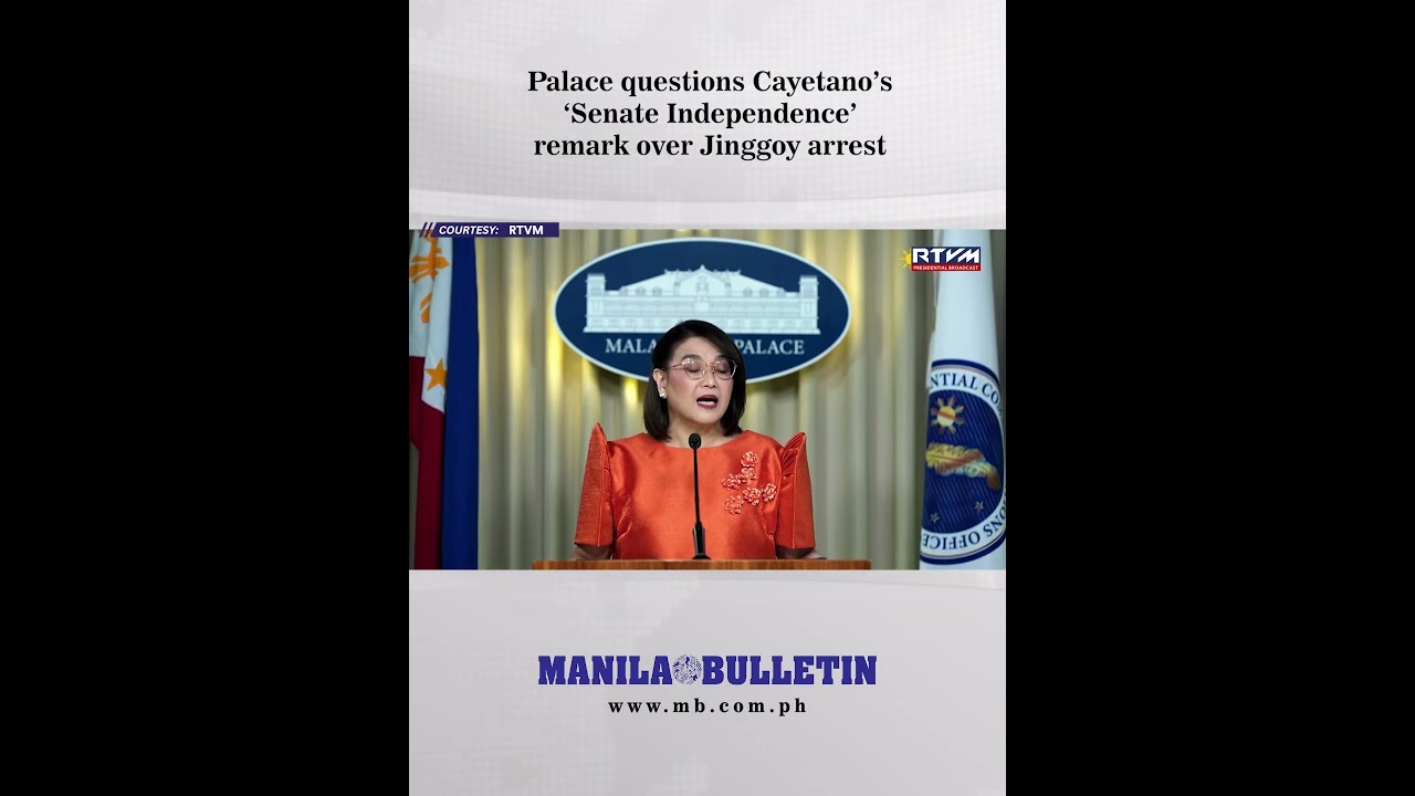 Palace questions Cayetano&rsquo;s &lsquo;Senate Independence&rsquo; remark over Jinggoy arrest