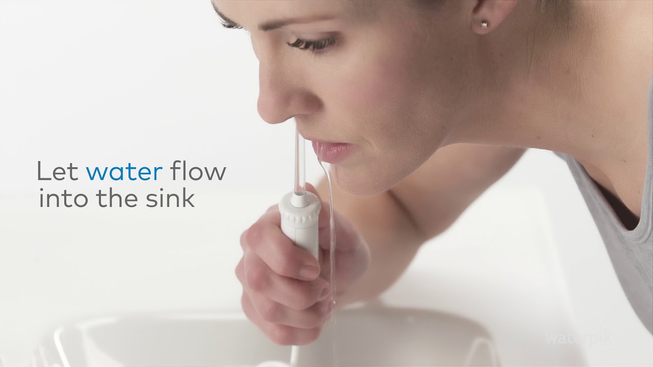 How to Use a Waterpik&trade;  Water Flosser