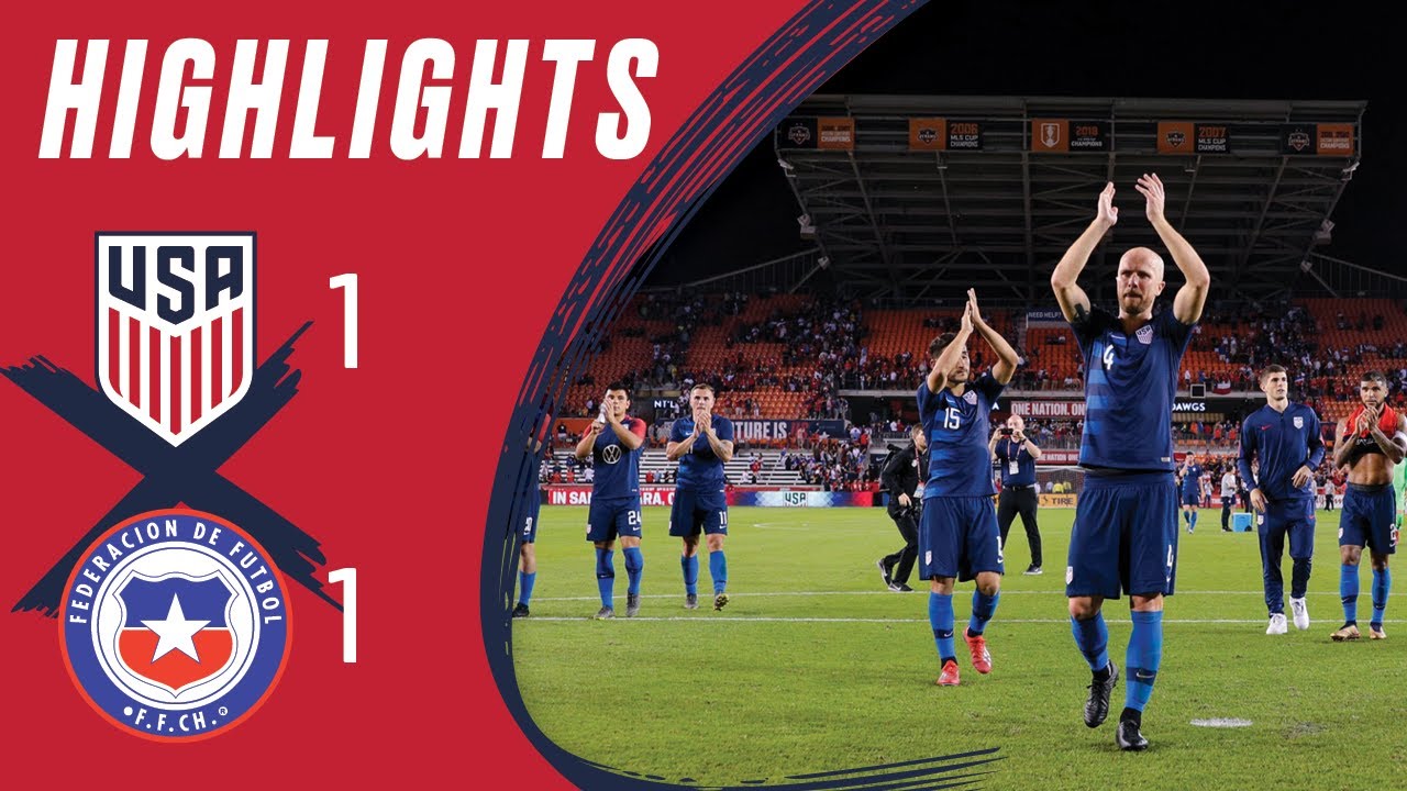 USA 1-1 CHILE Highlights | Mar. 26, 2019 | Houston, TX - BBVA Compass Stadium