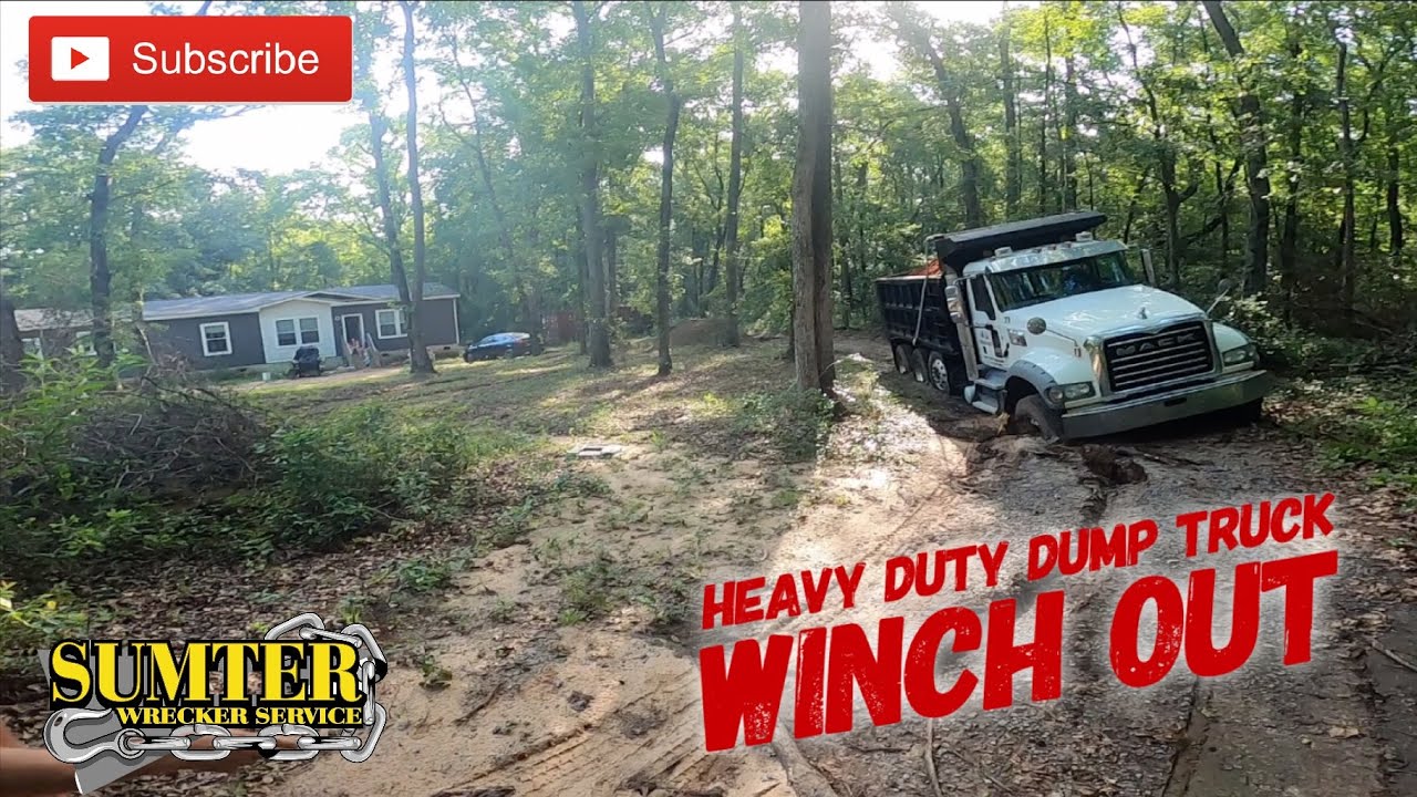 Heavy Duty Dump Truck Winch out
