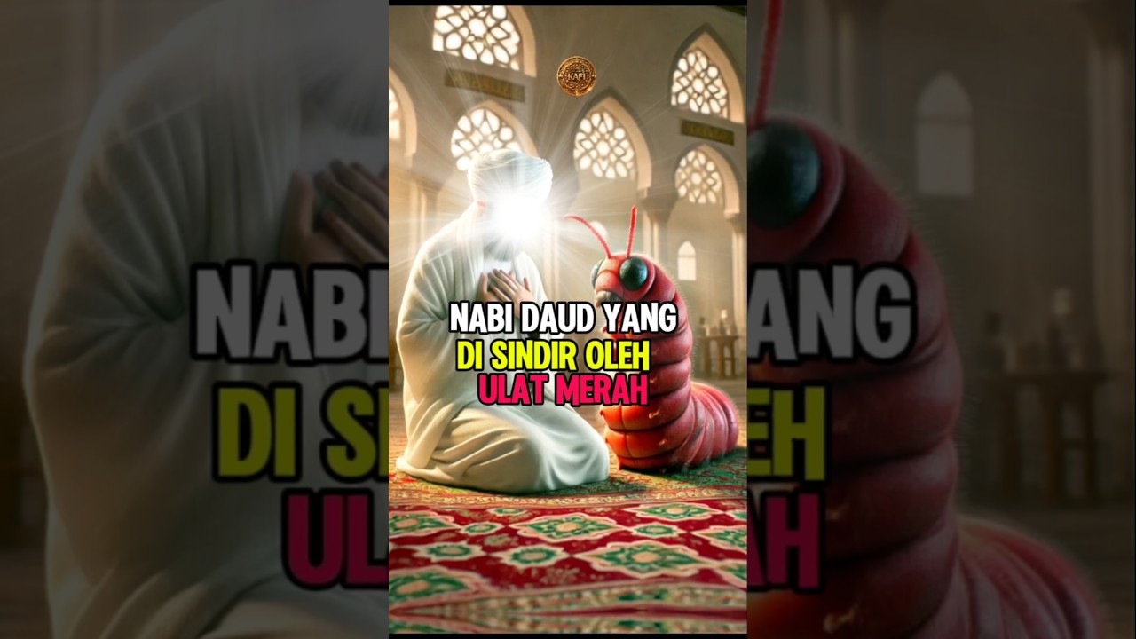Kisah Nabi Daud As Yang Yang Di Sindir Oleh Ulat Merah #kisahislami #kisahnabi #nabidaud #ulatmerah