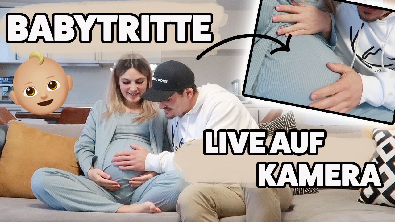 TRITTE von UNSEREM BABY auf KAMERA 🖤👶🏼| TBATB