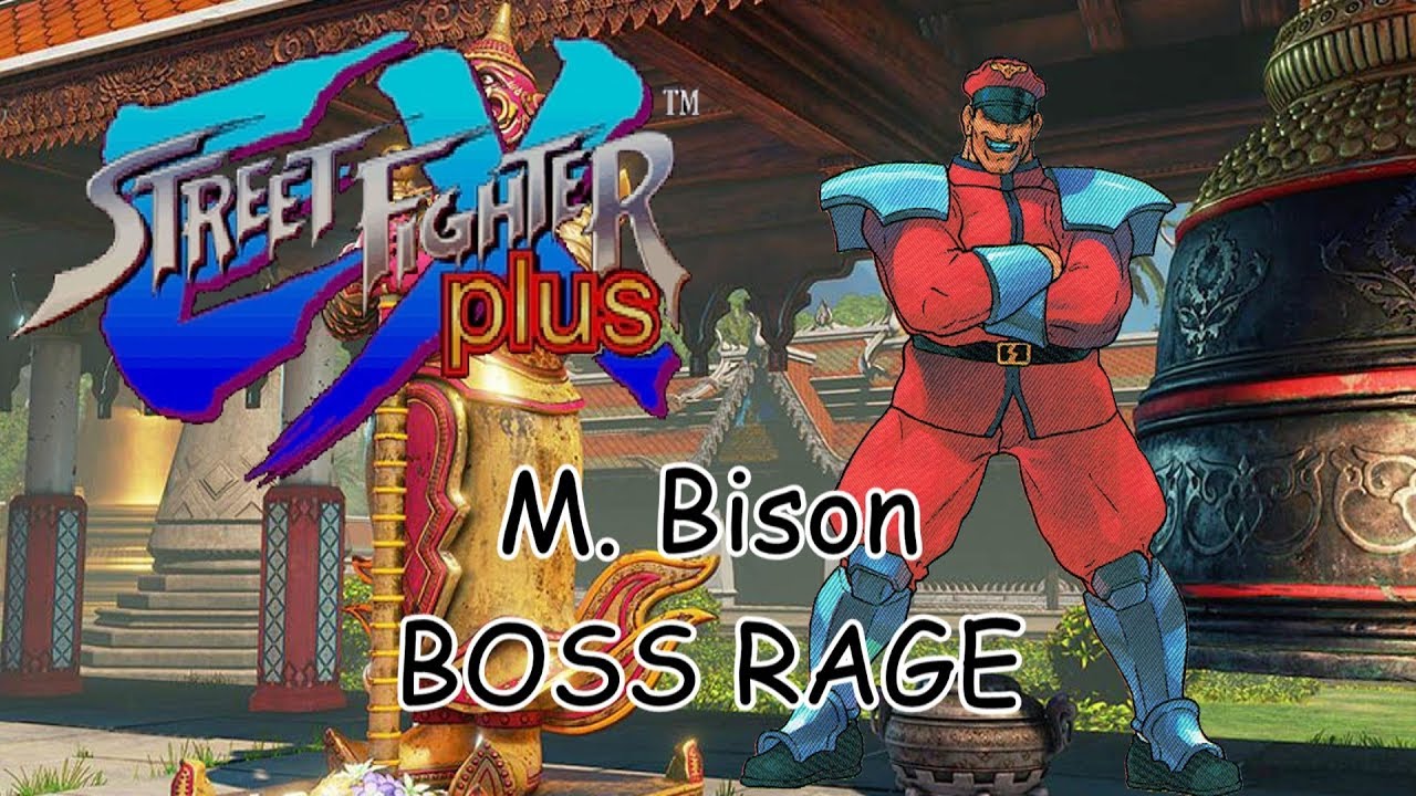 HARDEST DIFFICULTY: Street Fighter EX Plus | M. BISON BOSS RAGE!!! (FINALE)
