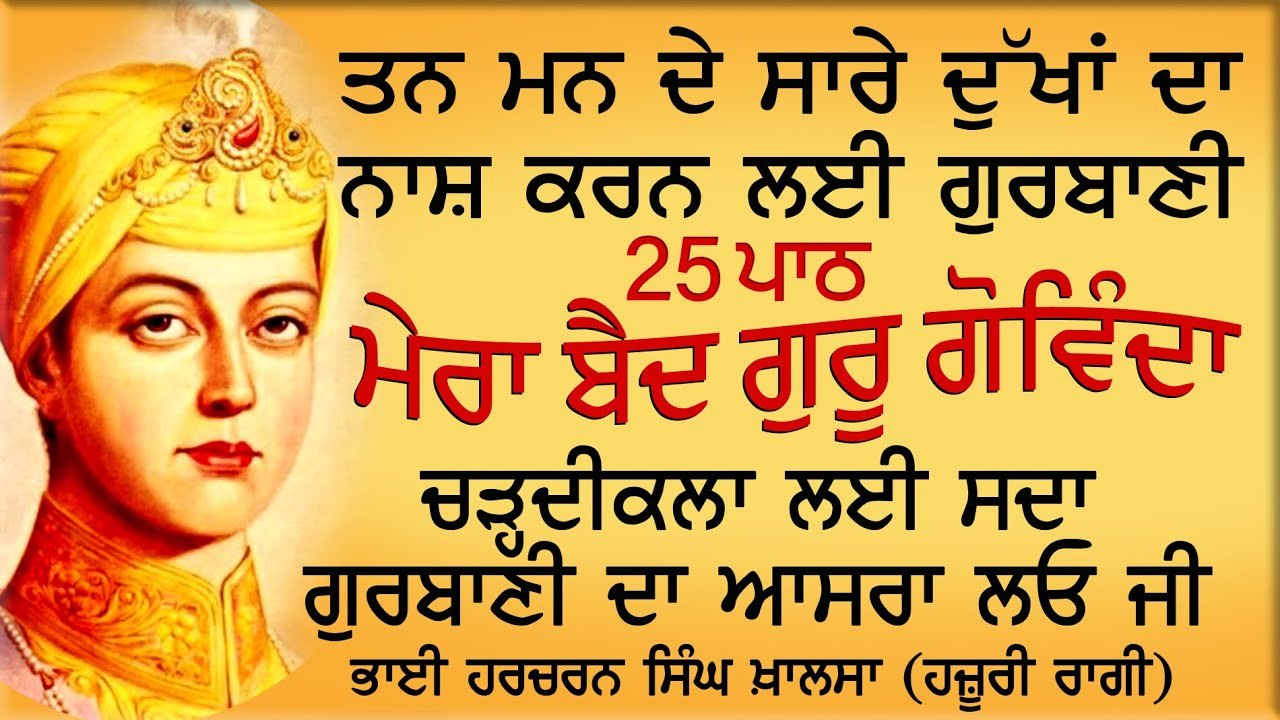 Mera Baid Guru Govinda || Bhai Harcharan Singh Khalsa Hazoori Ragi Sri Darbar Sahib
