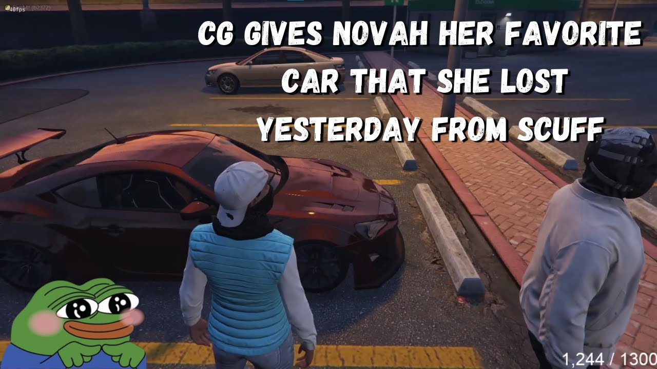 Randy and CG Surprise Novah With Her Favorite Car (Wholesome) | NoPixel GTA RP