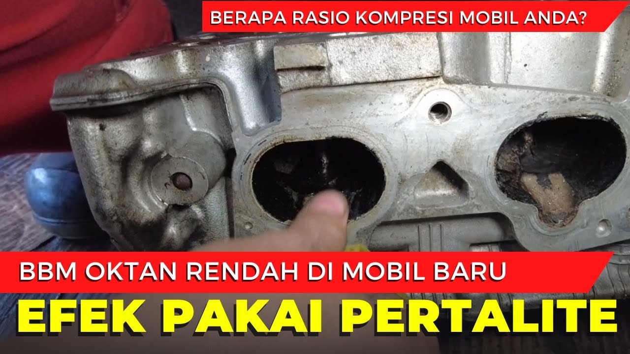 Efek pakai bbm pertalite di mesin rasio kompresi tinggi