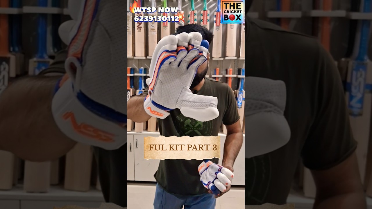 FULL KIT PART 3 OF GLOVES #shorts #thecricketbox