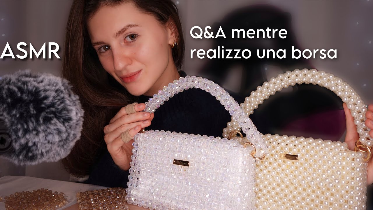 ASMR | Q&A e REALIZZIAMO UNA BORSA IN CRISTALLO INSIEME 💎
