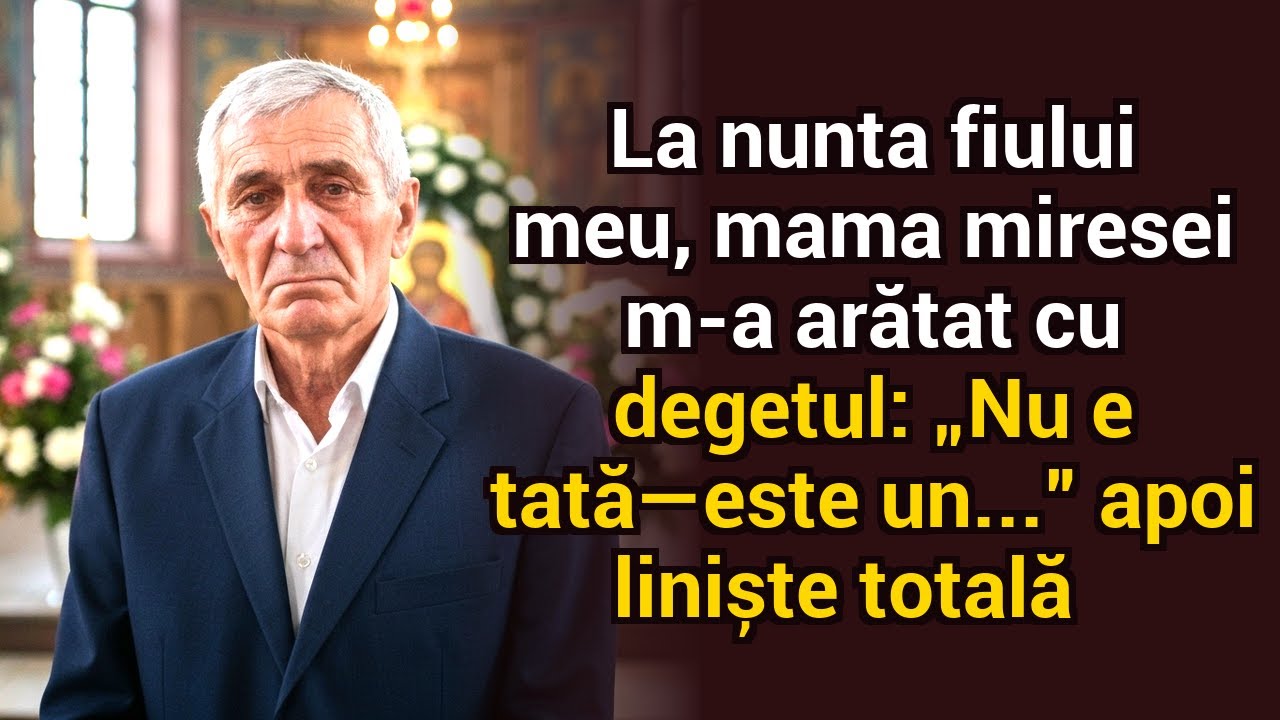 La nunta fiului meu, mama miresei a zis: „Ăla nu e un tată — el e…” — și s-a făcut liniște.