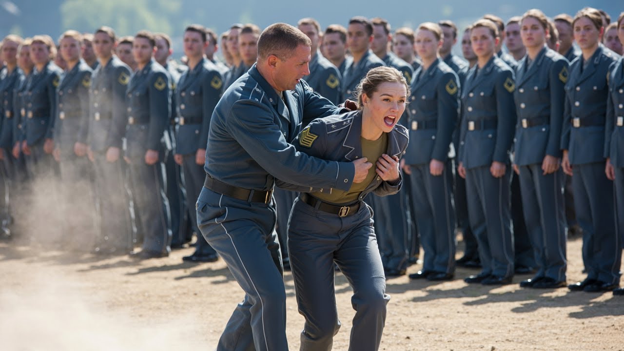 Drill Sergeant Grabbed Her Collar — What Happened Next Left 284 Witnesses Completely Frozen