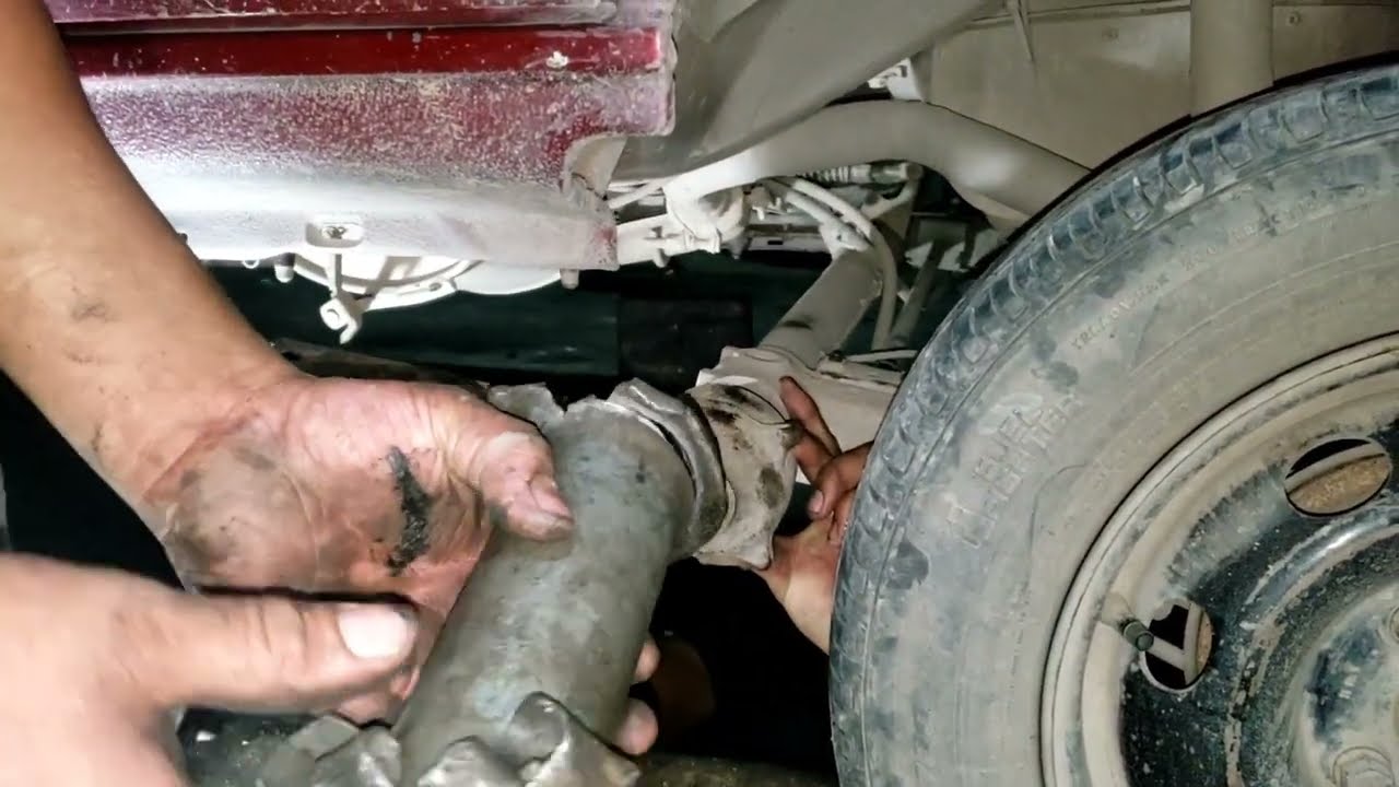 Cambio de buje de puente trasero de renault 19