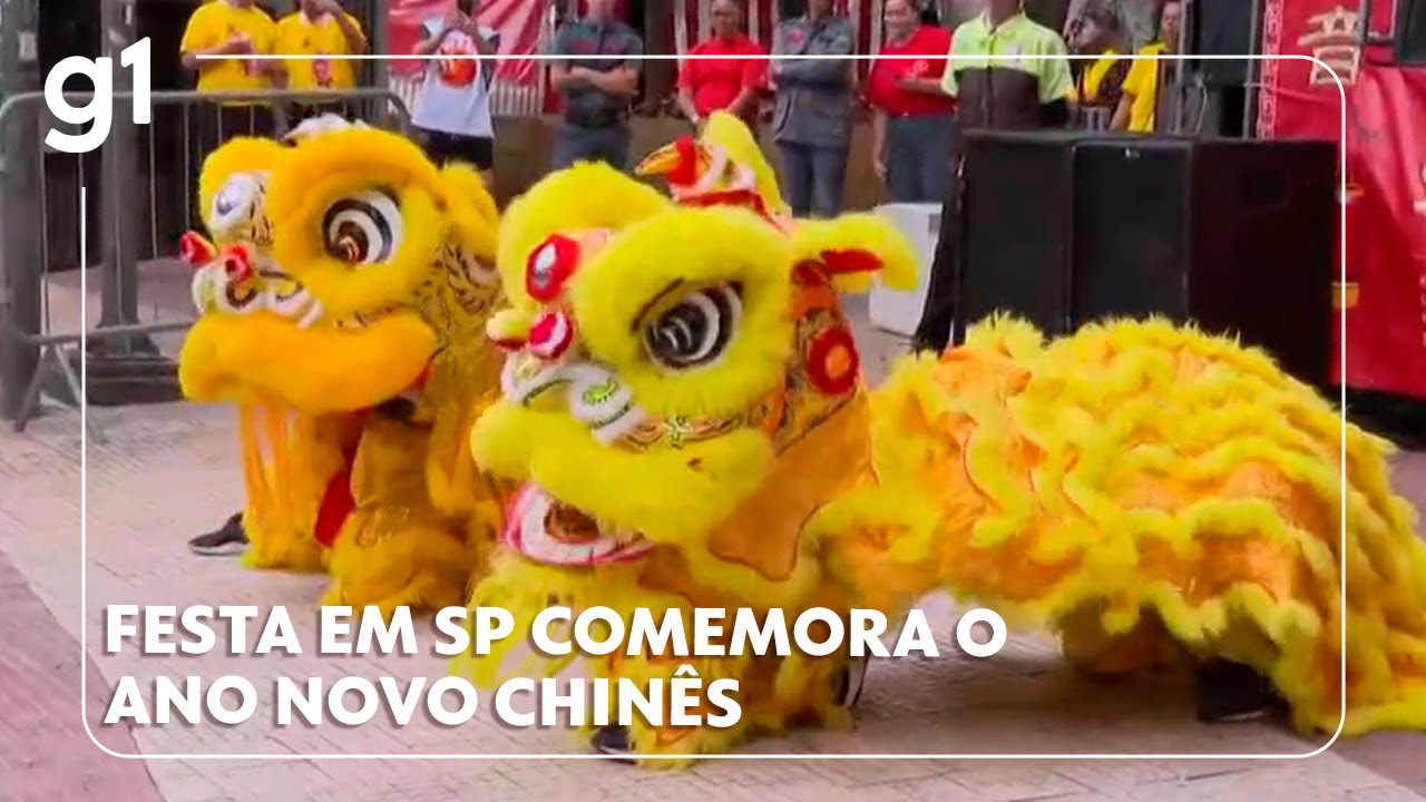 Festa em SP comemora o ano novo Chinês #g1