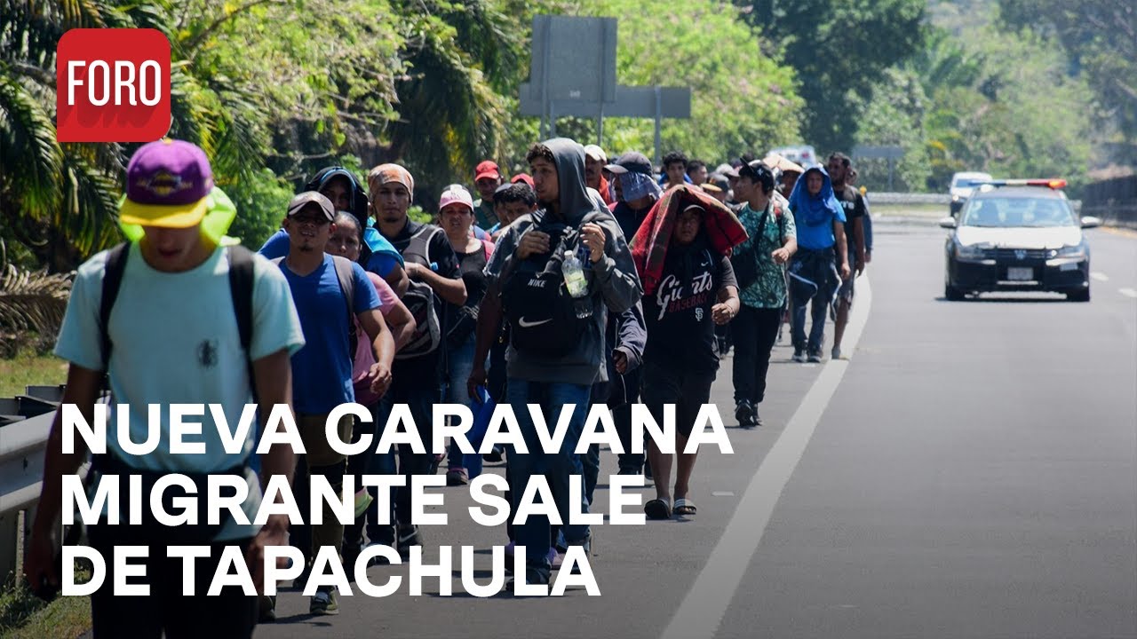 Caravana con más de mil migrantes busca llegar a Estados Unidos - Las Noticias