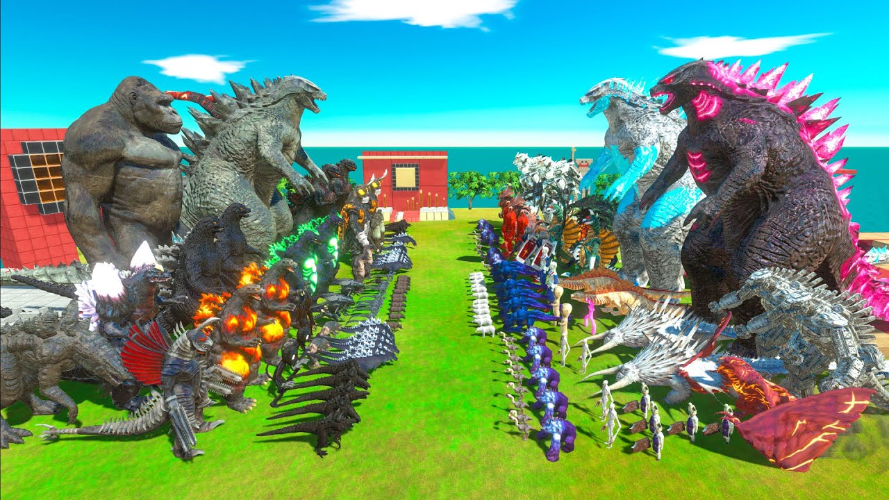 Dark Monster War - Team GODZILLA 2014 x KONG VS Team Godzilla Ice Frostbite x Godzilla New Empire 24