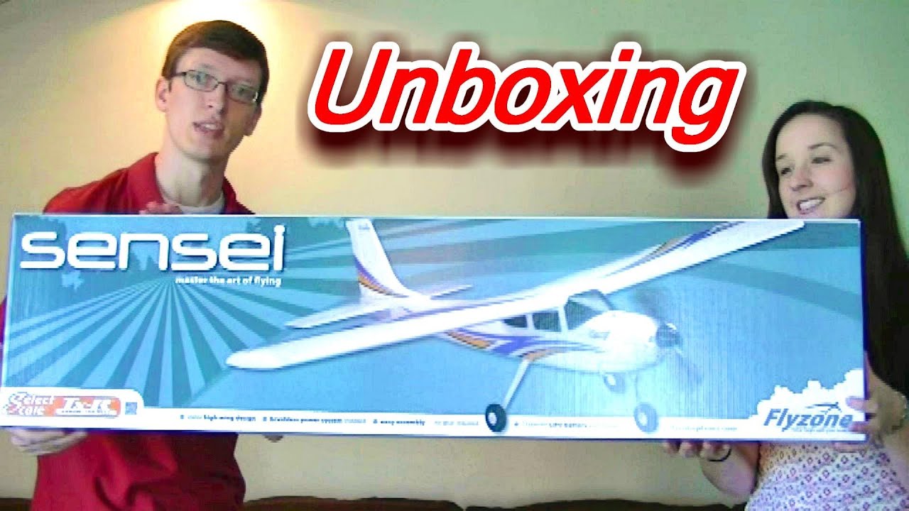 Sensei Trainer RC Plane Unboxing - Flyzone EP 58