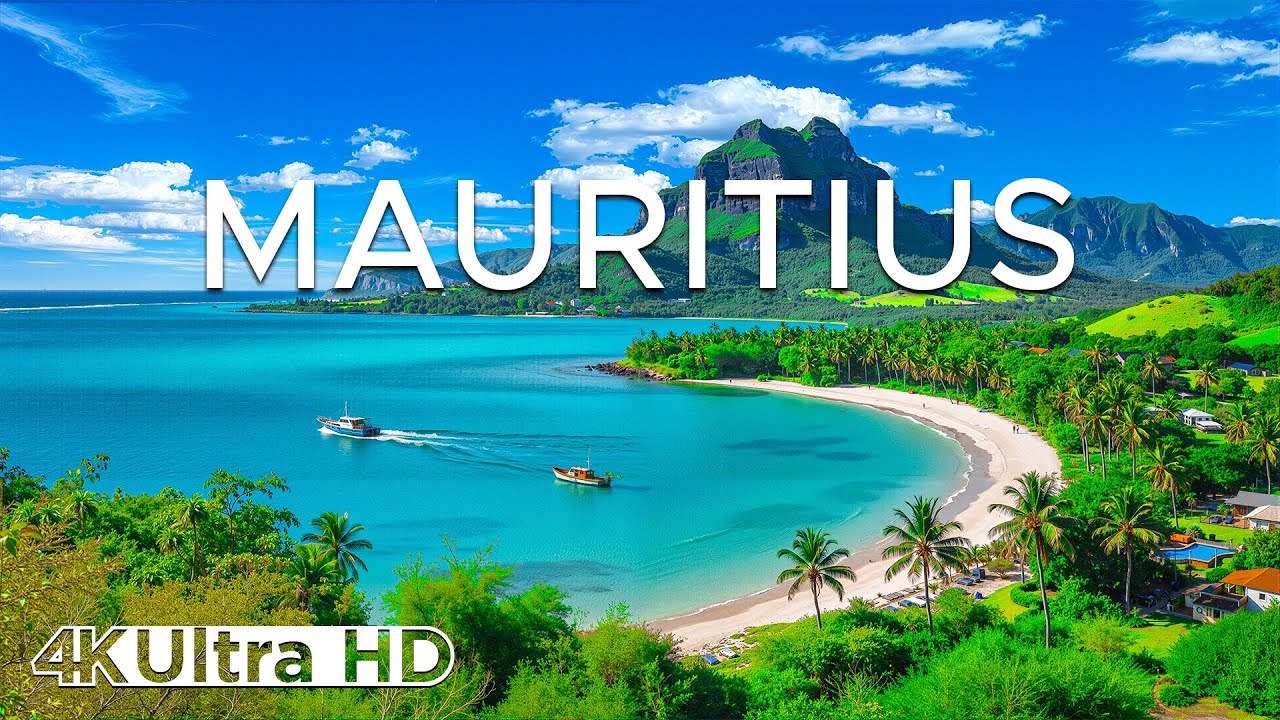 Mauritius in 4K | Turquoise Lagoons, Pristine Beaches & Peaceful Island Ambience