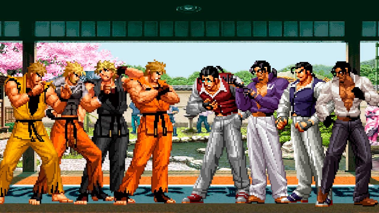 [KOF Mugen] Ryo Sakazaki Team vs Robert Garcia Team