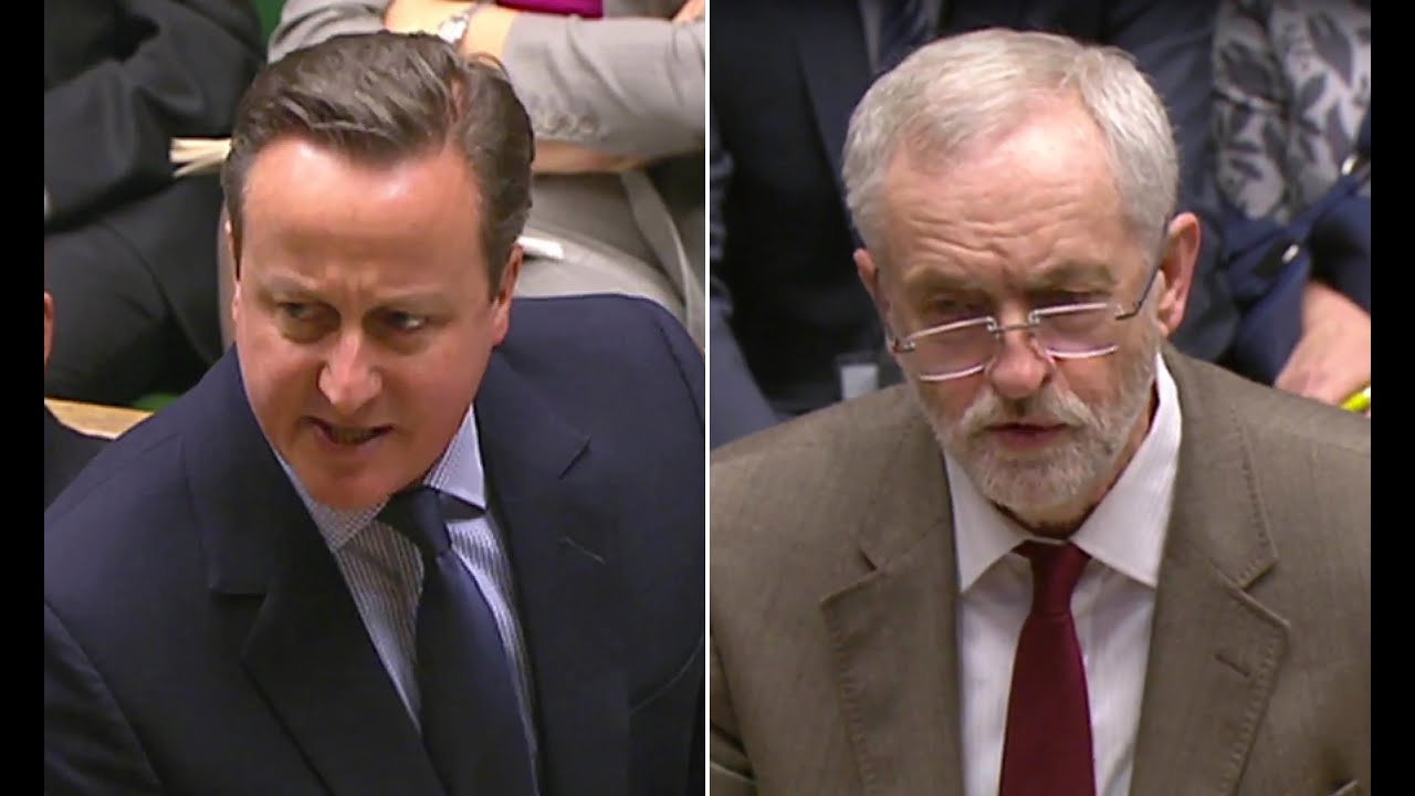 Jeremy Corbyn and David Cameron clash over the NHS at PMQs