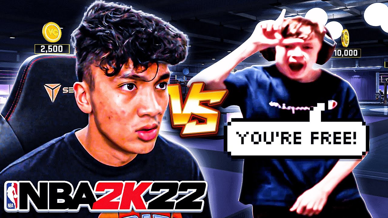 The Biggest Trash Talking Kid Ever Challenged me to a Wager... (NBA 2K22)