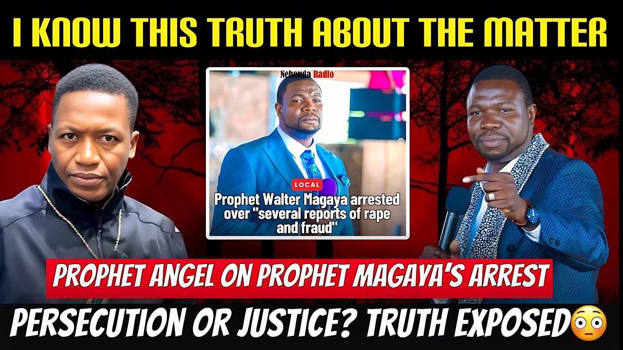 BREAKING‼️Prophet Uebert Angel Addresses Prophet W Magaya’s Arrest On Rapé & Fraud Allegations 