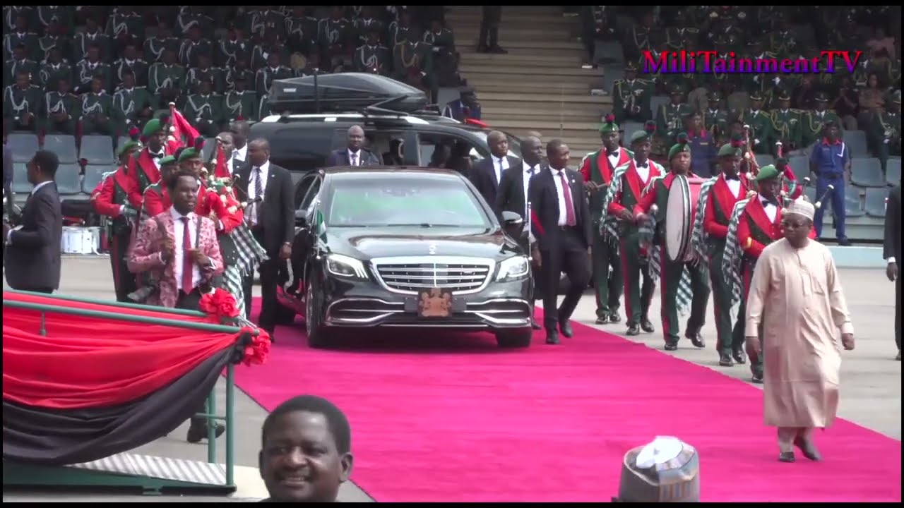 Unveiling a Historic Moment - President Buhari Presented 81 New Colors to Nigerian Army Unit