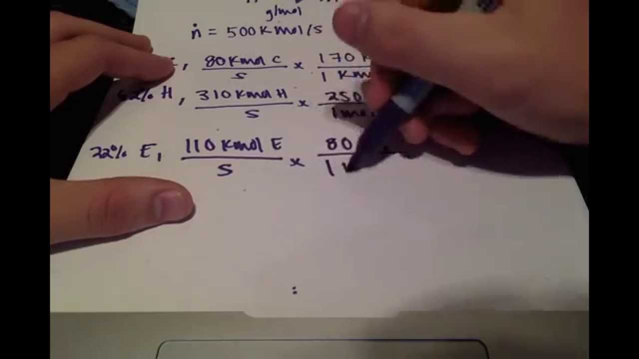 Mass, Molar, and Volumetric flow rate 2