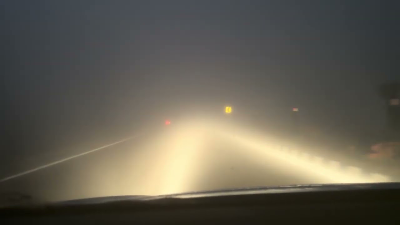 Dwarka Somnath highway fog February first week 