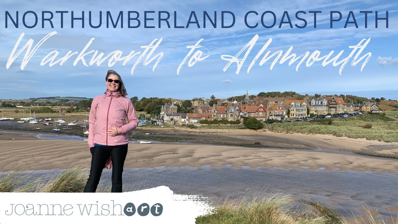 🌊🎨  Coastal Walk: Warkworth to Alnmouth | Northumberland Coastal Path | Artist's Journey
