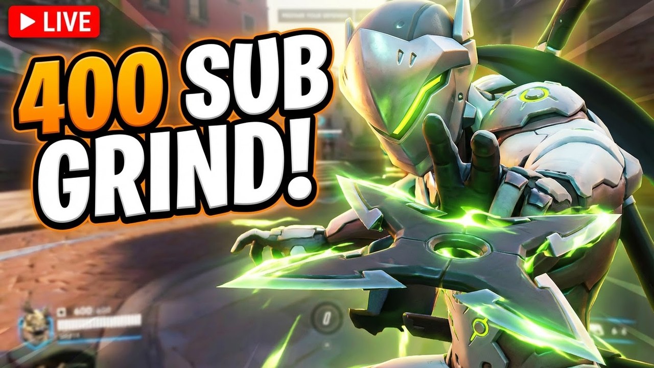 🔴 LIVE – Overwatch 2 | 400 Sub Grind Begins! #overwatch2 #ow2 #roadto1ksubs #livestream