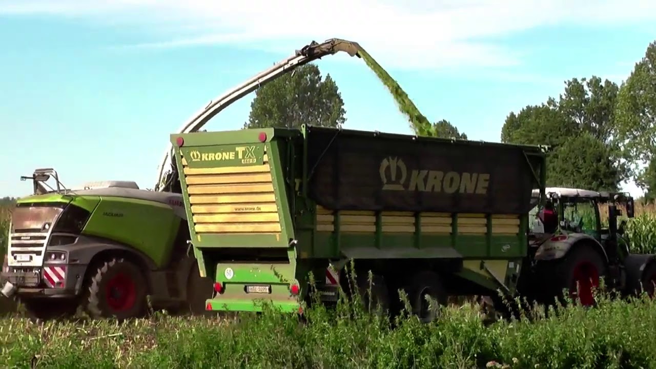 Maishäckseln 2020 mit 2. Claas Jaguar 970 mit Claas Orbis 750  u. Kemper Champion 375 Plus