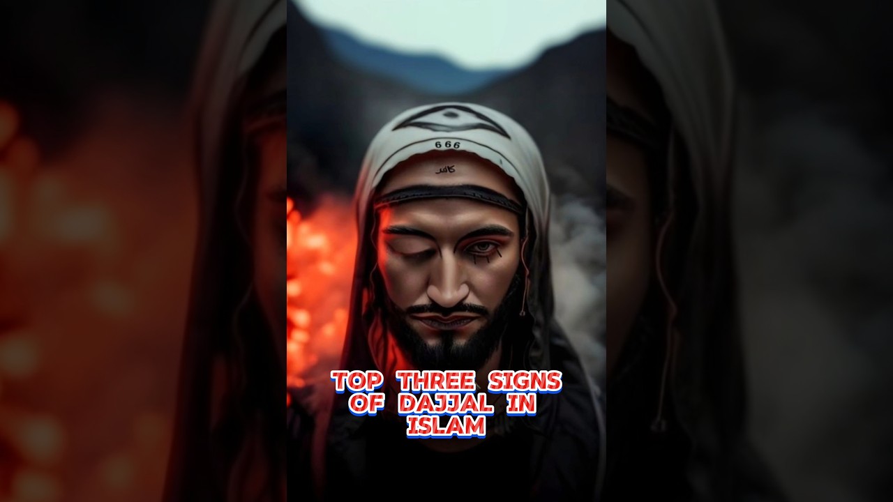 TOP THREE SIGNS OF DAJJAL IN ISLAM. #islam #shorts #dajjal