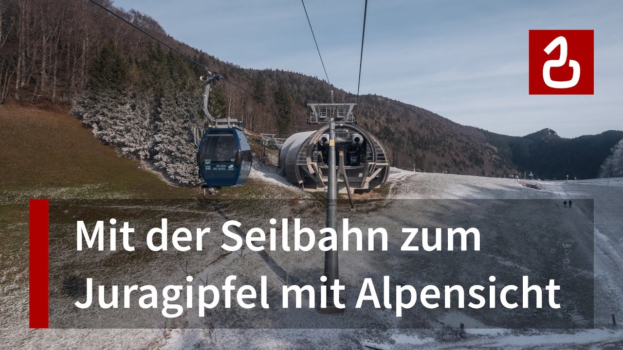 Seilbahn Weissenstein in Oberdorf | Alpensicht vom Solothurner Hausberg | Garaventa - Doppelmayr