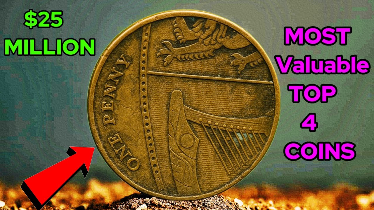  Top 4 Most Valuable British One Penny Coins | Rare UK Pennies Worth BIG Money