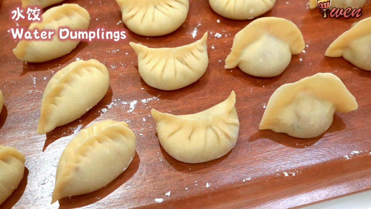 白菜香菇鸡肉水饺食谱Cabbage Mushroom Chicken Water Dumplings Recipe水饺皇后,饺子皮馅料蘸酱Wrapper,Fillings,Dipping Sauce