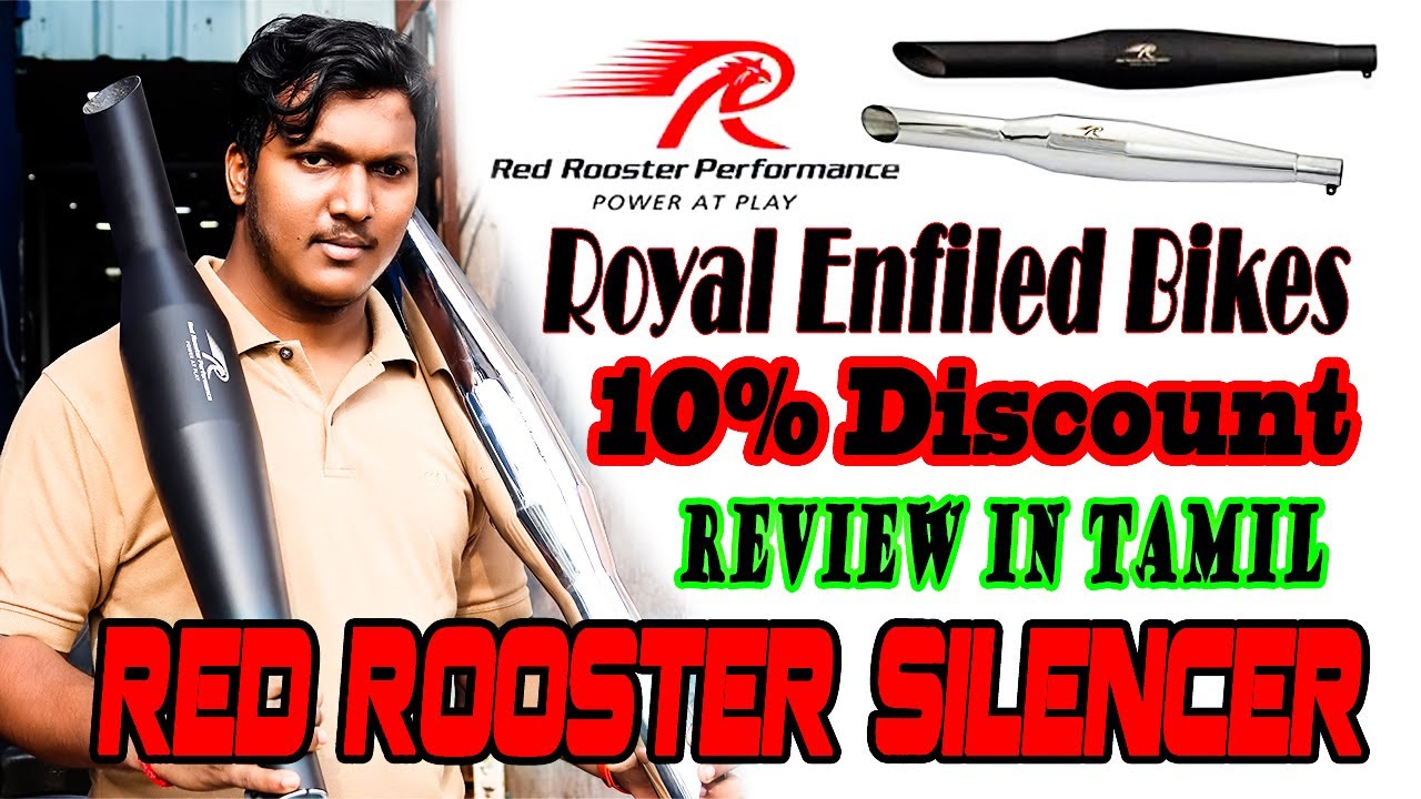 Red Rooster Silencer for Royal Enfield || Full Review in Tamil || Sound || Price || Rider Machine