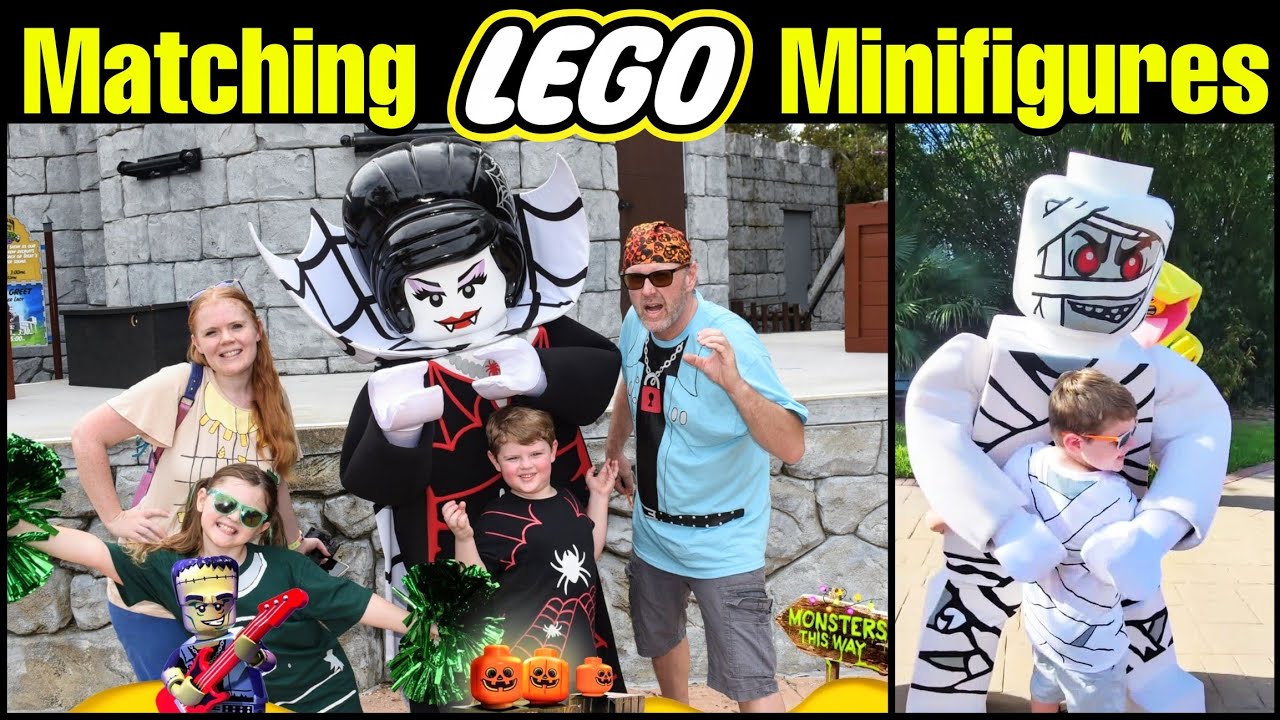 Matching & Surprising the LEGO Minifigure Characters at Legoland Florida
