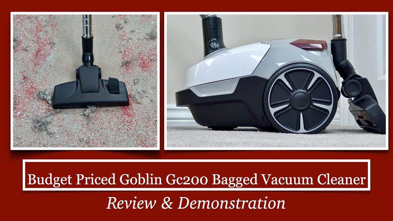 Budget Priced Supermarket Goblin Bagged Vacuum Cleaner Review & Demonstration