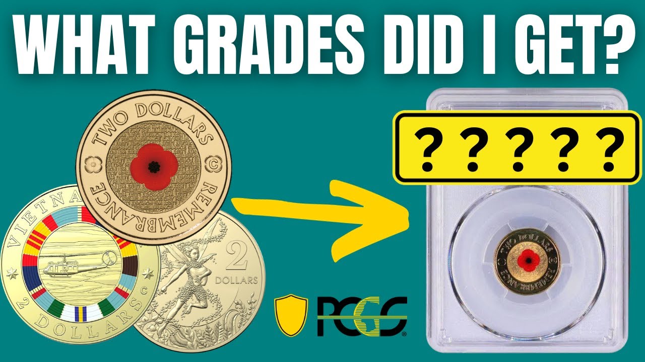 Aussie Classic Coins Graded - $2 Poppy, Vietnam, Tooth Fairy and More...