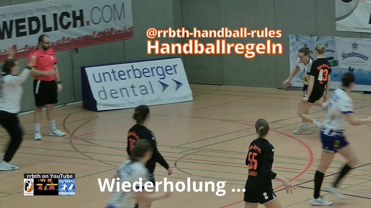Handballregeln: Rote Karte – Destabilisierung des einspringenden Außenspielers …