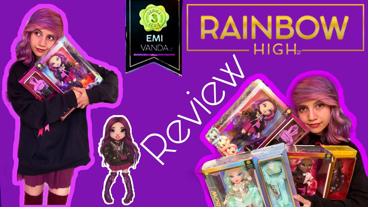 Review Emi Vanda 💜💜🌈 Rainbow High (en español)
