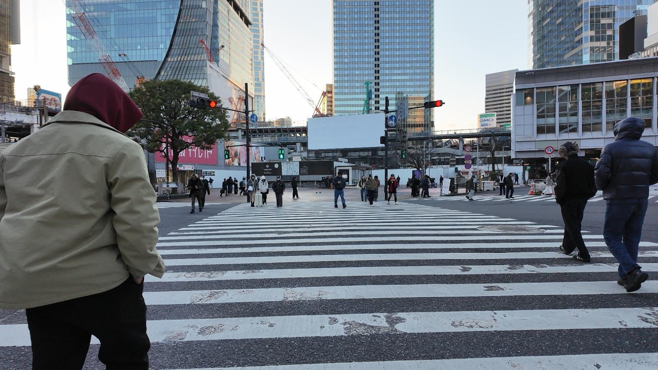Shibuya Early Morning Before Cleaning