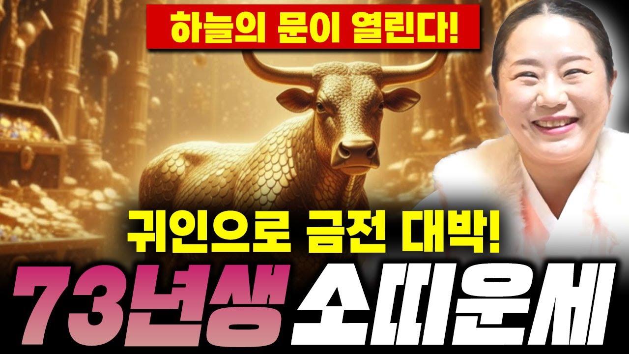 [소띠 운세] 2026년 병오년 1973년 소띠운세 