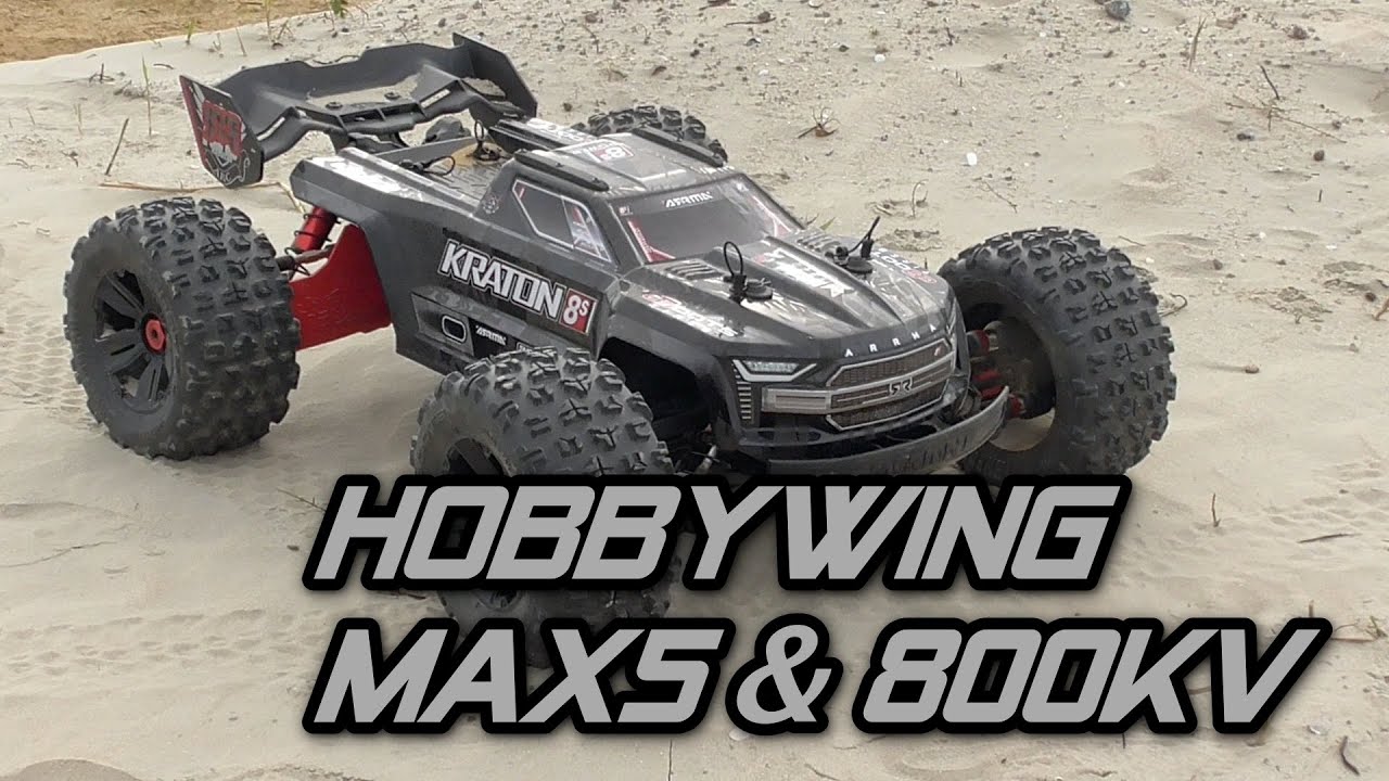 Arrma Kraton 8s EXB mit Hobbywing Max5 & 800kv Motor [german]