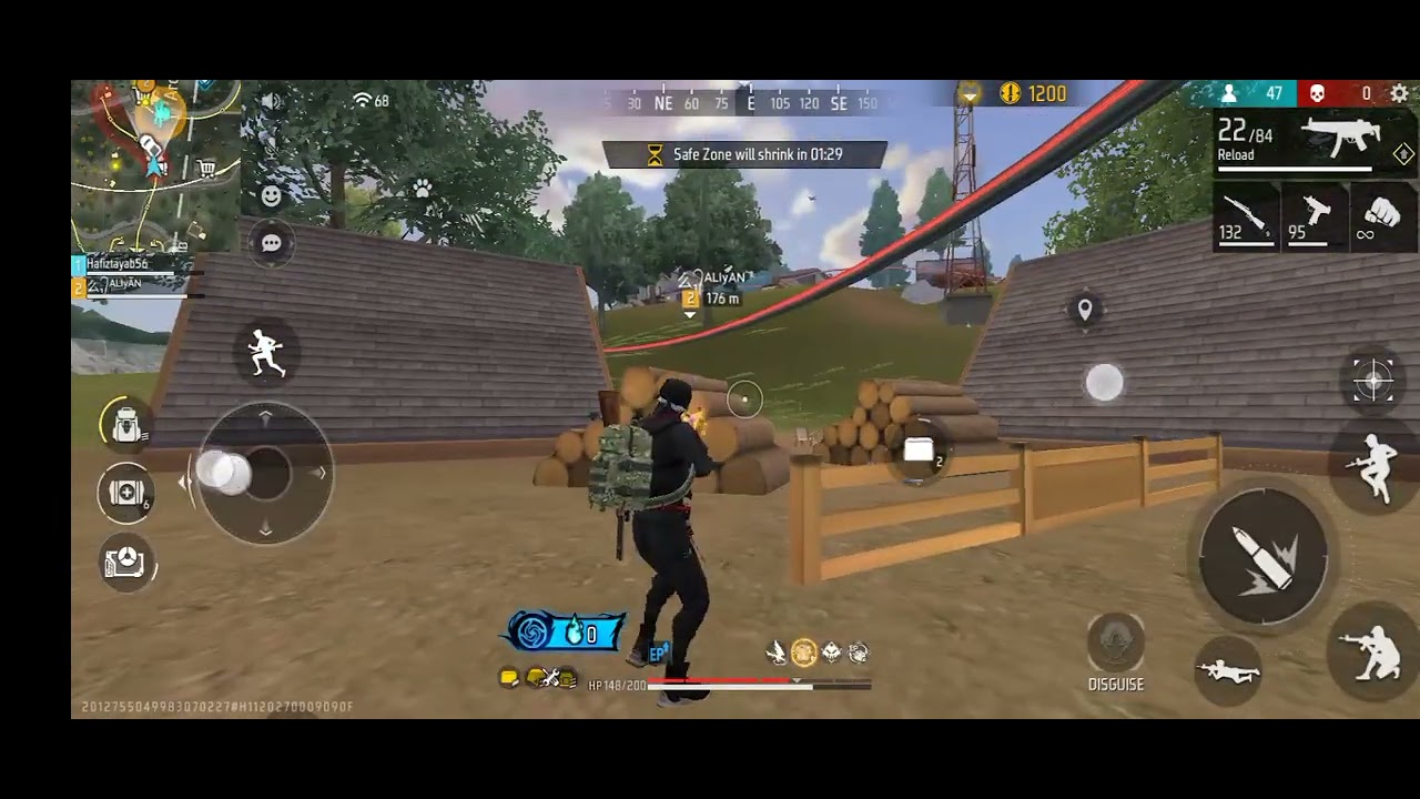 Free fire play with smg guns squad