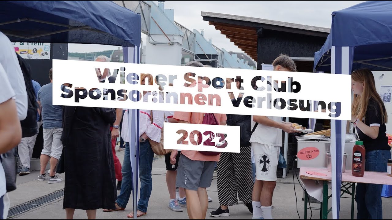 Das war unsere SponsorInnenverlosung 2023 für den Wiener Sport-Club!