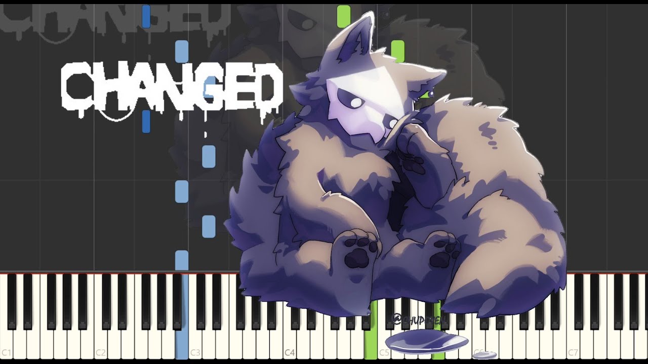 Changed OST - The Library Piano Tutorial (Synthesia)